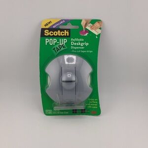 New Scotch Pop-Up Tape Refillable Deskgrip Dispenser